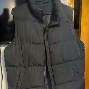 Black Puffer Vest Jacket